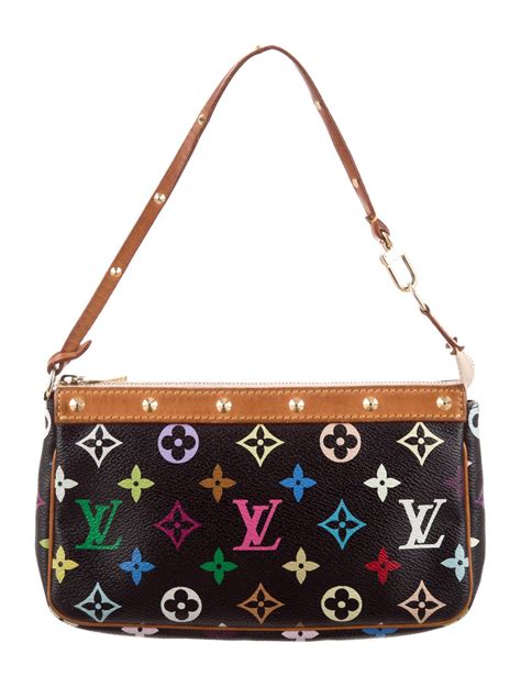 louis vuitton pochette multicolor|louis vuitton multicolor wallet.